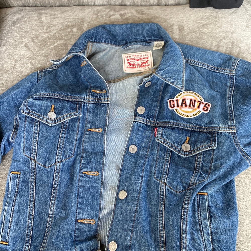 Levi’s MLB oversized SF giants Jean jacket
